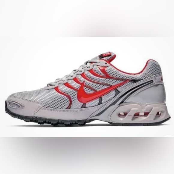 Nike Red and Gray Athletic Shoes